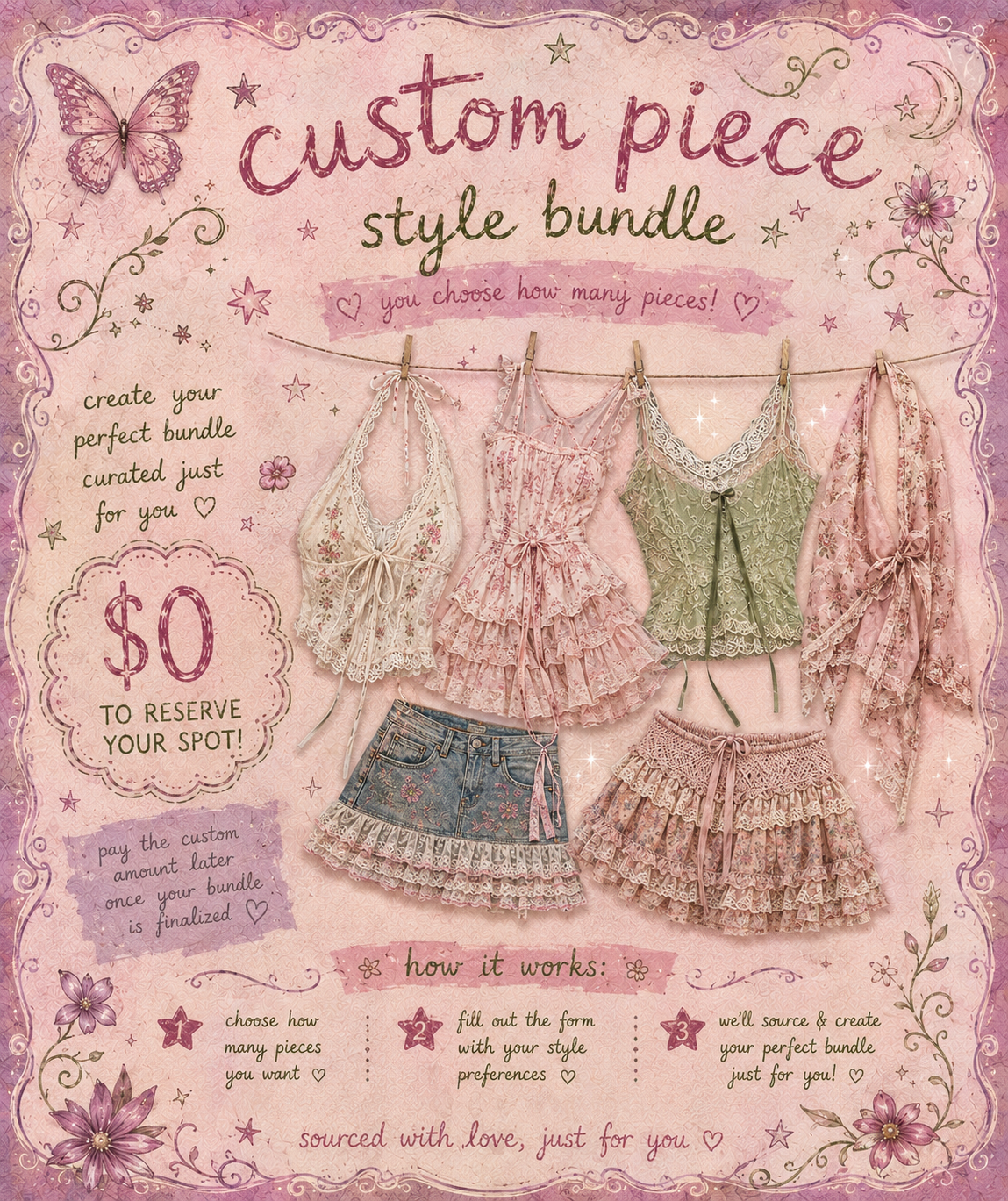 Reserve ✿ Custom-Piece Bundle